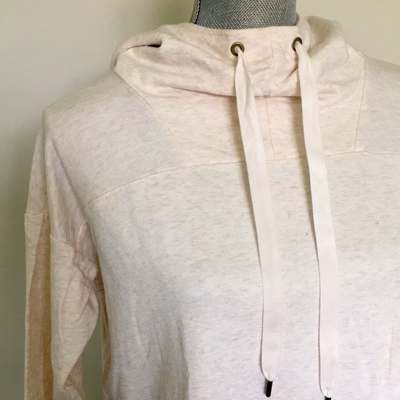 Lou & Grey Hi-Lo Notched Hem Hoodie, size Small ❤️ - Picture 4 of 13